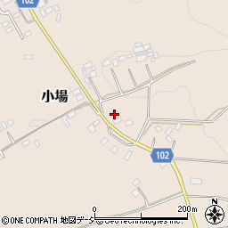 茨城県常陸大宮市小場876-2周辺の地図
