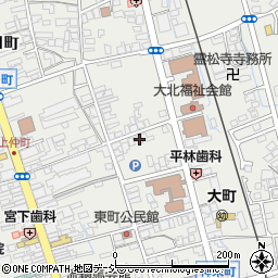 長野県大町市大町東町1115周辺の地図