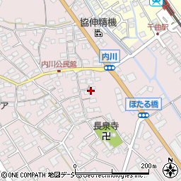 長野県千曲市内川285-2周辺の地図