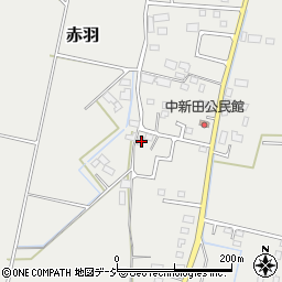 栃木県芳賀郡市貝町赤羽1043周辺の地図