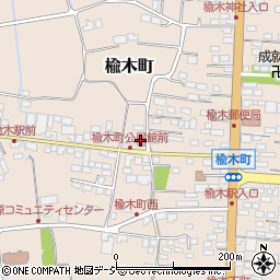 楡木町公民館周辺の地図