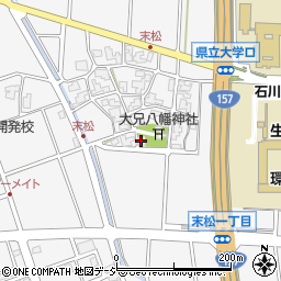 末松町内会館周辺の地図