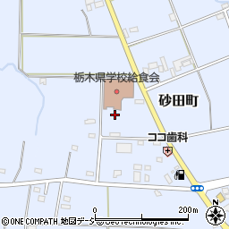 栃木県宇都宮市砂田町669-1周辺の地図