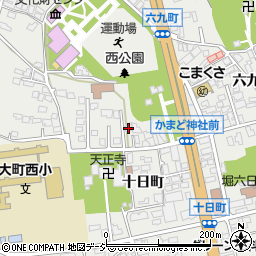 長野県大町市大町十日町4716-11周辺の地図