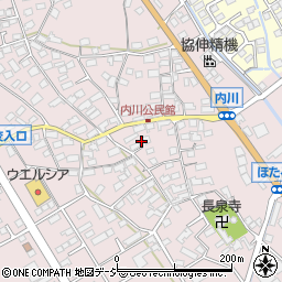 長野県千曲市内川299周辺の地図