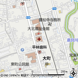 大町公民館分室周辺の地図