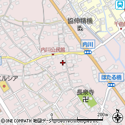 長野県千曲市内川301周辺の地図