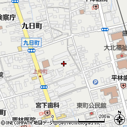 長野県大町市大町九日町2514周辺の地図