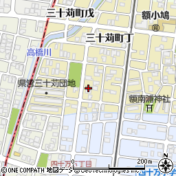 金沢三十苅郵便局 ＡＴＭ周辺の地図