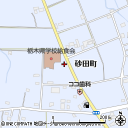 栃木県宇都宮市砂田町666周辺の地図