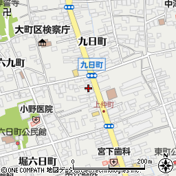 長野県大町市大町九日町4141周辺の地図