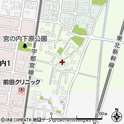 栃木県宇都宮市東横田町523-4周辺の地図