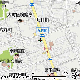 長野県大町市大町九日町4142周辺の地図