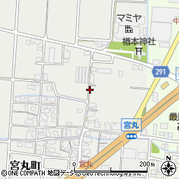 石川県白山市宮丸町周辺の地図
