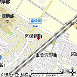 石川県白山市宮保新町46周辺の地図
