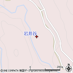 岩井谷周辺の地図