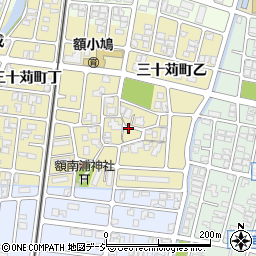 石川県金沢市三十苅町丙周辺の地図