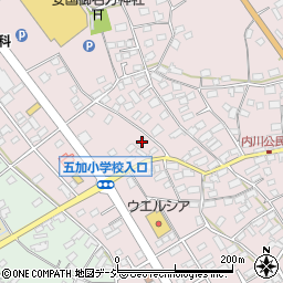 長野県千曲市内川729周辺の地図