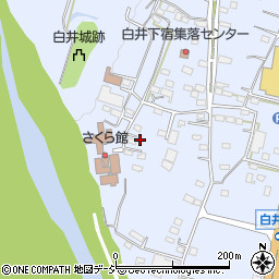 群馬県渋川市白井176周辺の地図