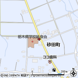 栃木県宇都宮市砂田町665周辺の地図