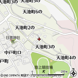 石川県金沢市天池町３の周辺の地図