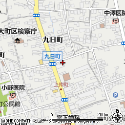 長野県大町市大町九日町2495周辺の地図