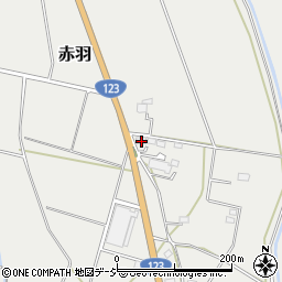 栃木県芳賀郡市貝町赤羽2246周辺の地図