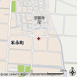 石川県白山市米永町2232周辺の地図