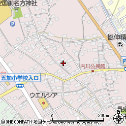 長野県千曲市内川372周辺の地図