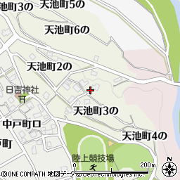 石川県金沢市天池町３の48周辺の地図