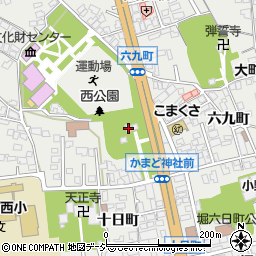 竃神社周辺の地図