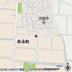 石川県白山市米永町2225周辺の地図