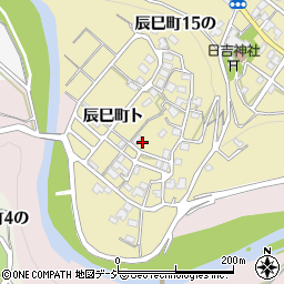 石川県金沢市辰巳町ト周辺の地図