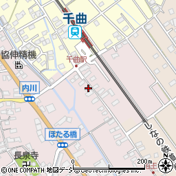 長野県千曲市内川69周辺の地図