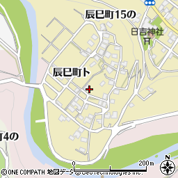 石川県金沢市辰巳町（ト）周辺の地図