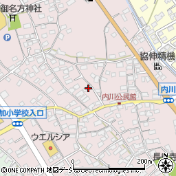 長野県千曲市内川336周辺の地図