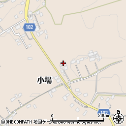 茨城県常陸大宮市小場884-3周辺の地図