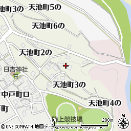 石川県金沢市天池町３の47周辺の地図