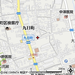 長野県大町市大町九日町2489周辺の地図