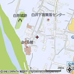 群馬県渋川市白井179周辺の地図