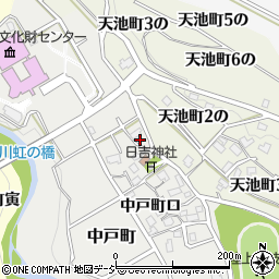 石川県金沢市中戸町イ周辺の地図