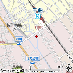 長野県千曲市内川72周辺の地図