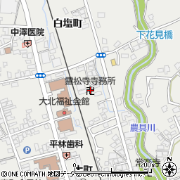 霊松寺寺務所周辺の地図