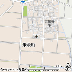 石川県白山市米永町2249周辺の地図