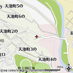 石川県金沢市天池町３の208周辺の地図