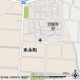 石川県白山市米永町2248周辺の地図
