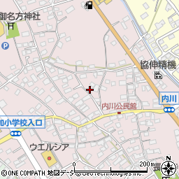 長野県千曲市内川360周辺の地図