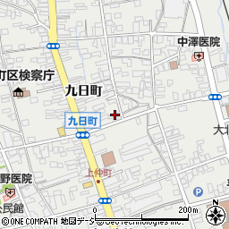 長野県大町市大町九日町2483周辺の地図