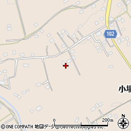 茨城県常陸大宮市小場43周辺の地図