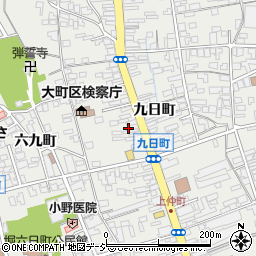 長野県大町市大町九日町4215周辺の地図